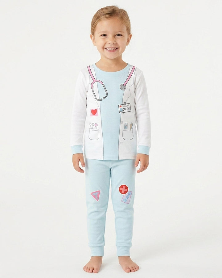 Template Bamboo Two Piece Long Sleeve Pyjamas Set