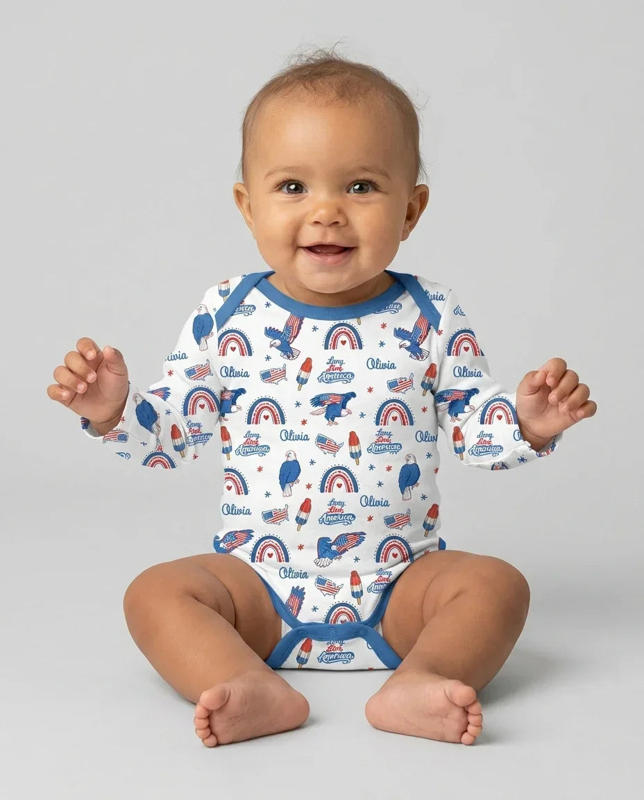 Long Live America Bamboo Bodysuit