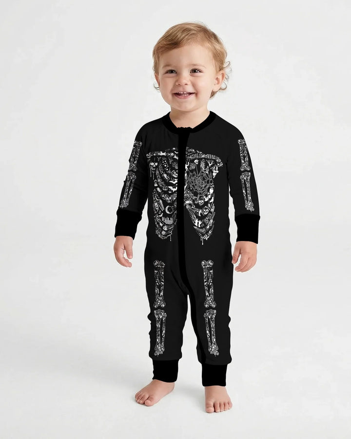 Haunted Halloween Skeleton Bamboo Convertible Zippy