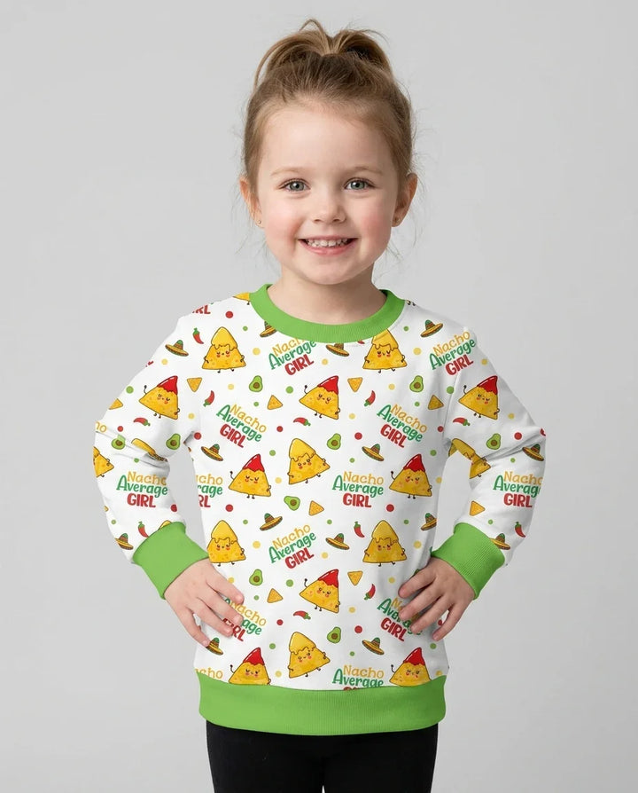 Lil Nacho Average Kid Bamboo Crewneck Sweatshirt