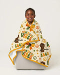 Juneteenth Vibes Vintage Bamboo Blanket