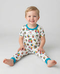 God Says I Am Autism Awareness Bamboo Two Piece Short Sleeve Pajama Set