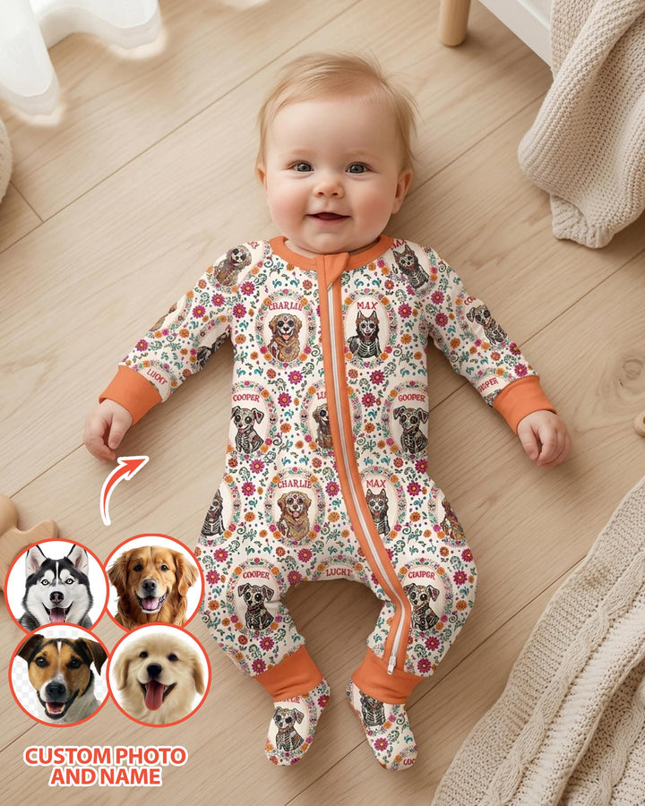 Hispanic Floral Dog Bamboo Convertible Zippy