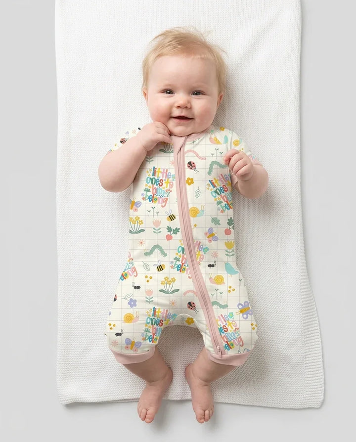 Little Ones To Him Belong Bamboo Shorty Zippy