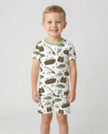 Catch Ya Later Bamboo Two Piece Short Sleeve Shorts Pajama Set