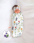 Marian Garden swaddle blanket