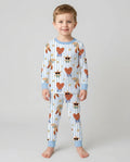 Dance More Dances Bamboo Two Piece Long Sleeve Pajama Set