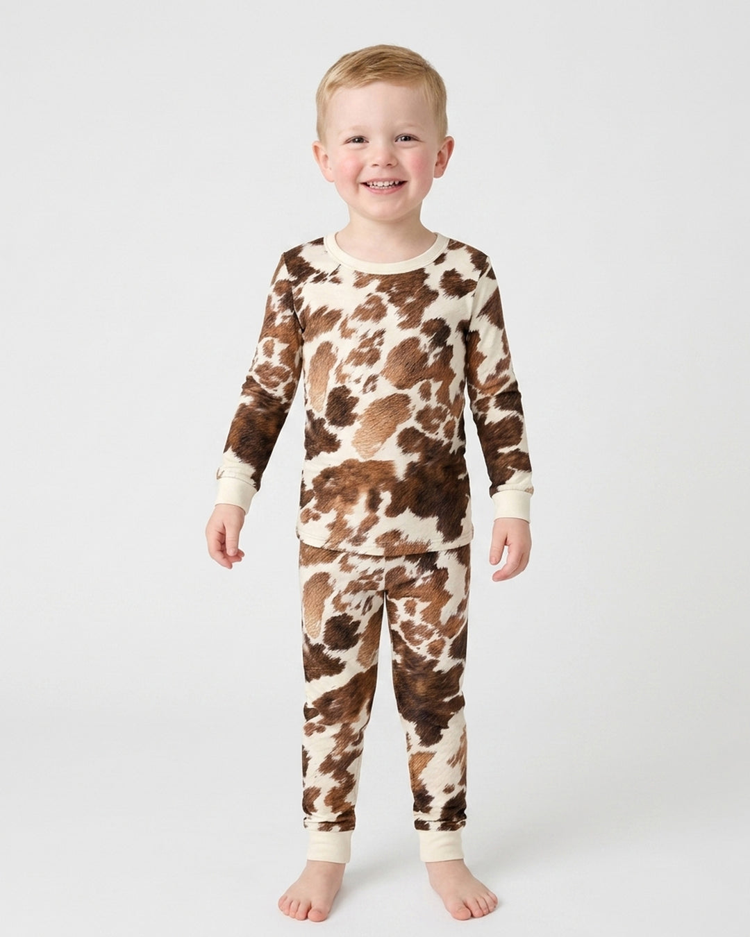 Template Bamboo Two Piece Long Sleeve Pyjamas Set