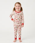 Oh Deer Mommy & Me Matching Bamboo Two Piece Long Sleeve Pajama Set