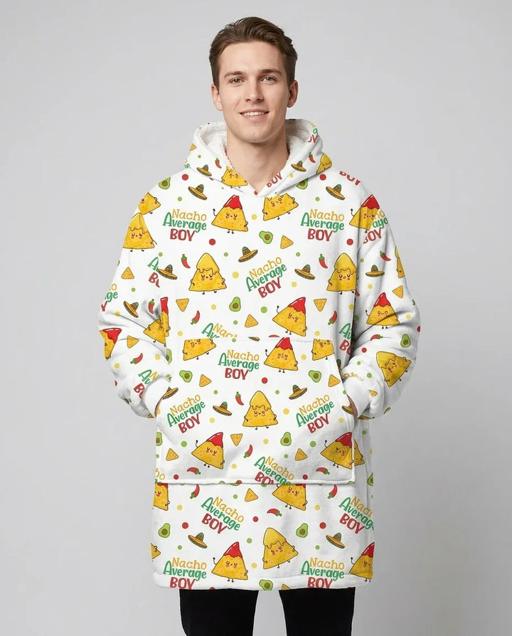 Lil Nacho Average Kid Wearable Bamboo Blanket Hoodie