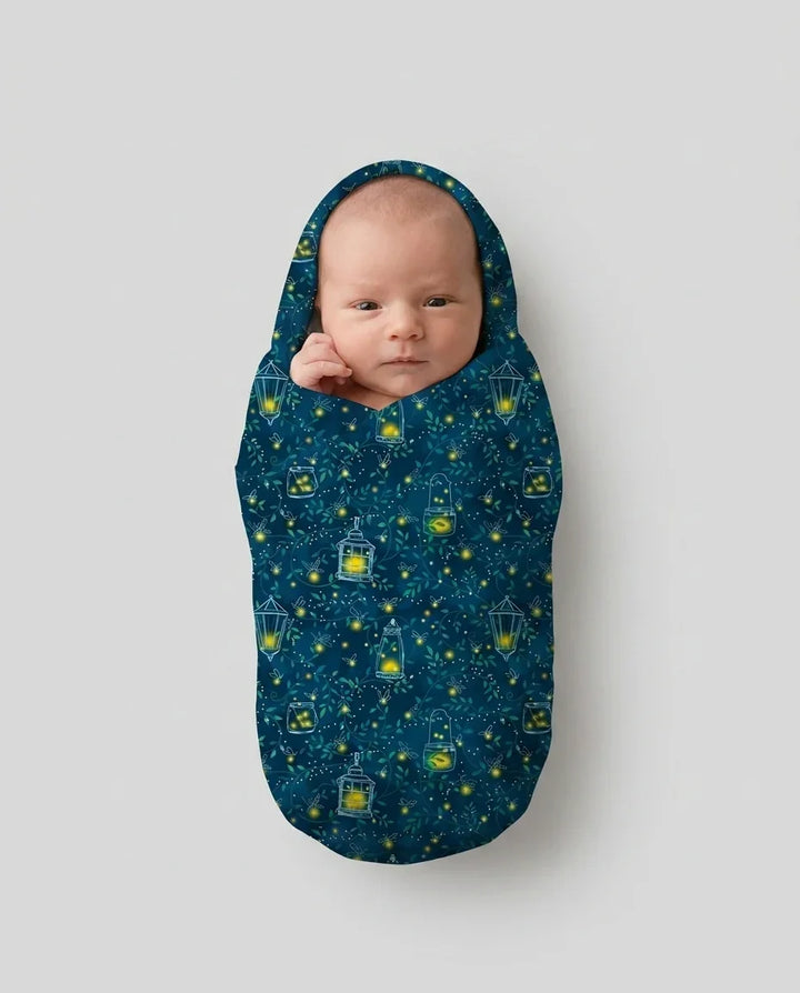 Firefly Evening Forest swaddle blanket