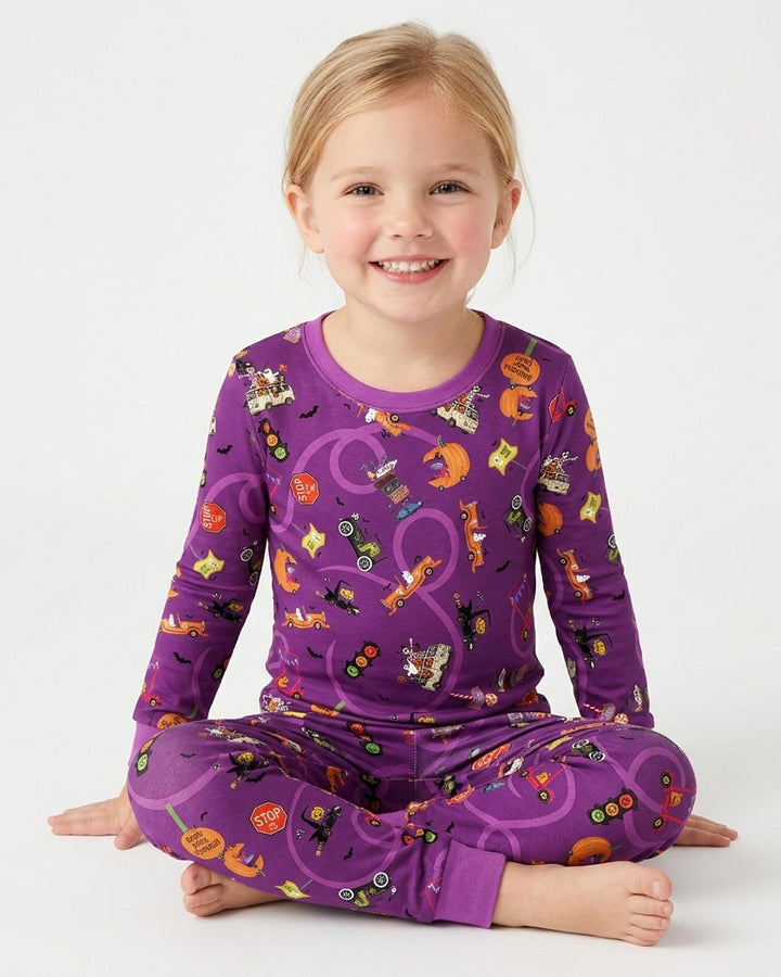 Trick or Treat Bamboo Two Piece Long Sleeve Pajama Set