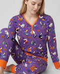 Just A Spooky Goose Family Matching Bamboo Women Pajama Set