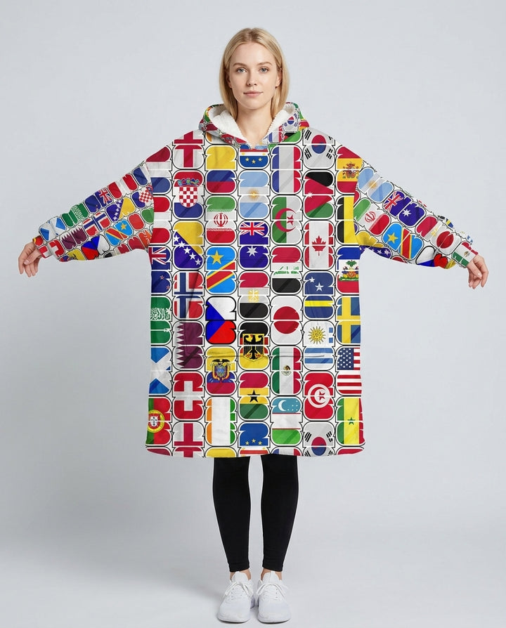 We Are 26 Family Matching Bamboo Blanket Hoodie