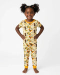 Juneteenth Vibes Vintage Bamboo Two Piece Short Sleeve Pajama Set