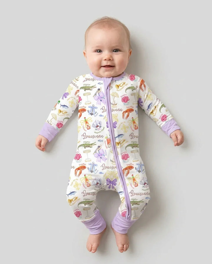 Louisiana Preppy Summer Bamboo Convertible Zippy