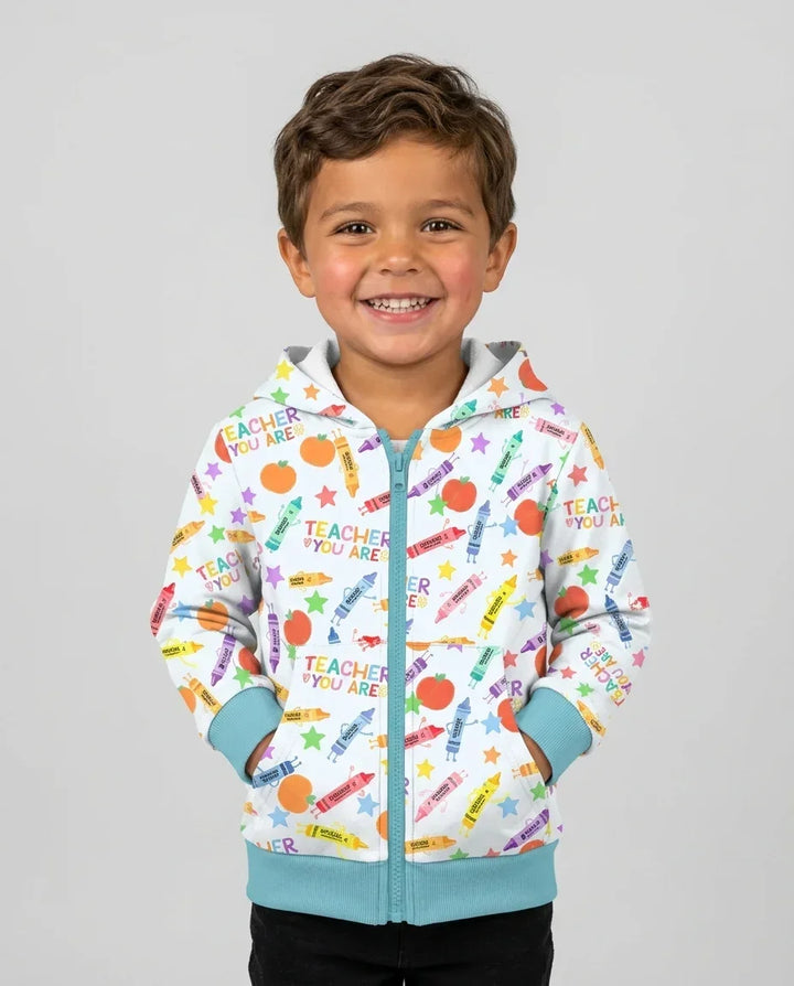 Teacher You Are Special  Bamboo Zip Hoodie