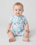 Land Of Free Family Matching Bamboo Shorty Zippy