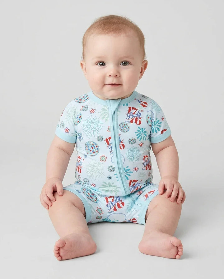Land Of Free Family Matching Bamboo Shorty Zippy