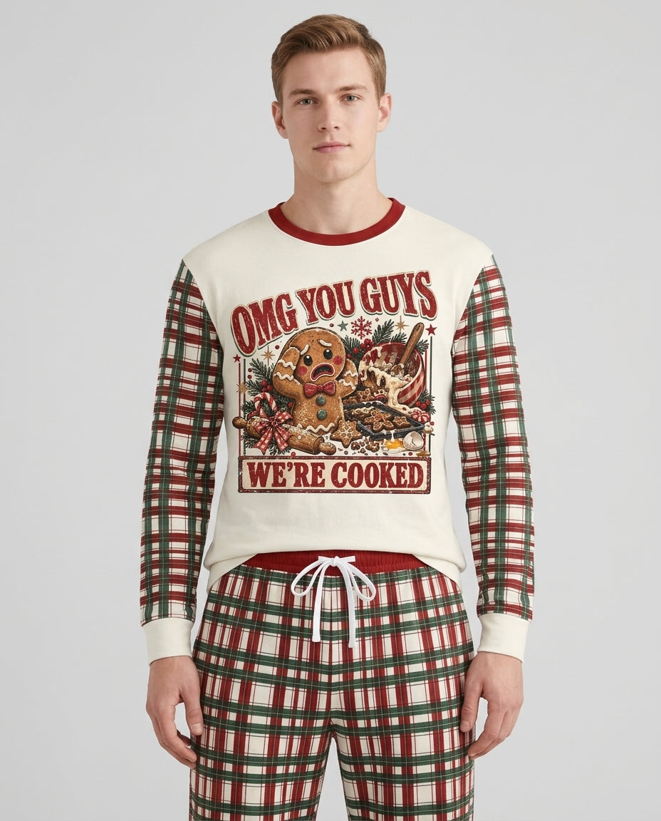 You Guys We're Cooked Bamboo Men's Pajama Set