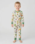 All The Dino Types Bamboo Two Piece Long Sleeve Pajama Set