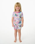Baby Turtle Bamboo Two Piece Short Sleeve Shorts Pajama Set