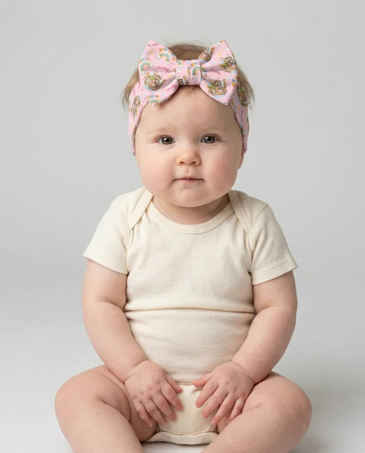 Custom Name Jesus Loves Me Noah's Ark Headband