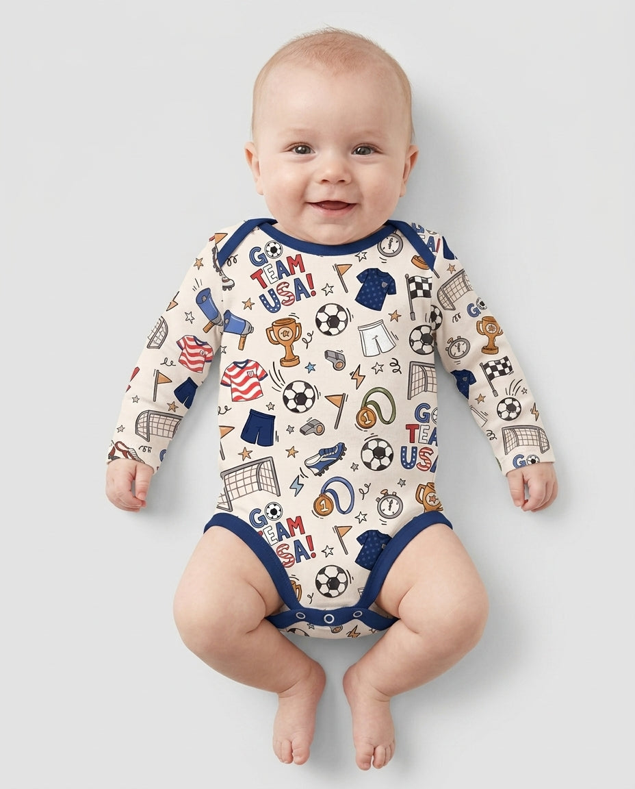 Soccer Go Team USA Bamboo Bodysuit