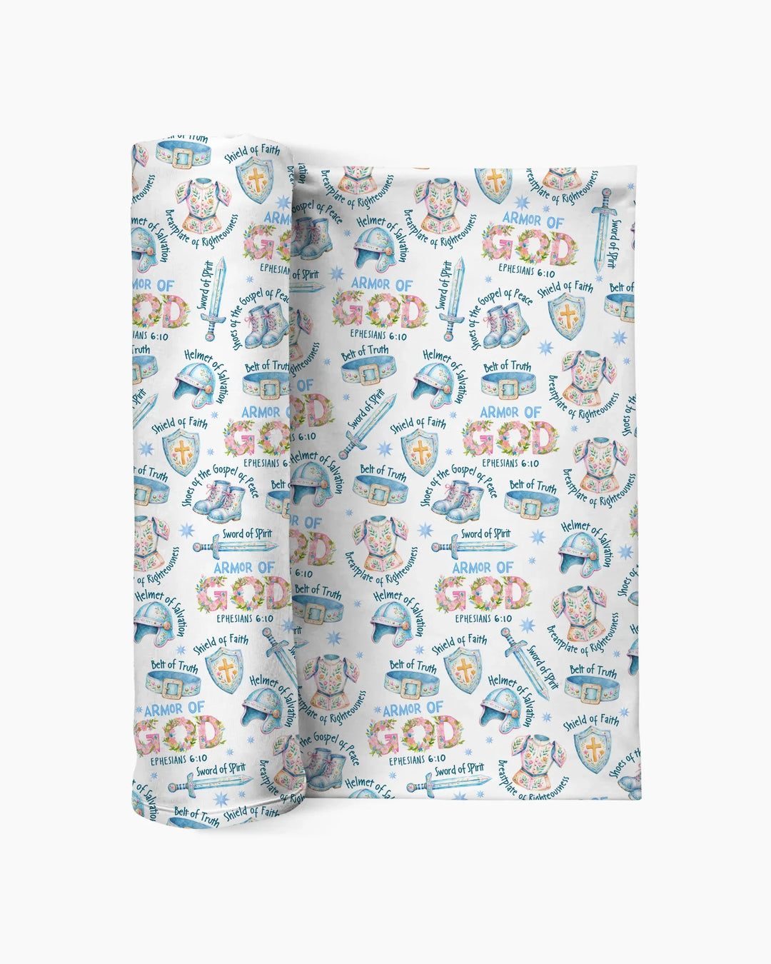 Put On The Full Armor Of God swaddle blanket