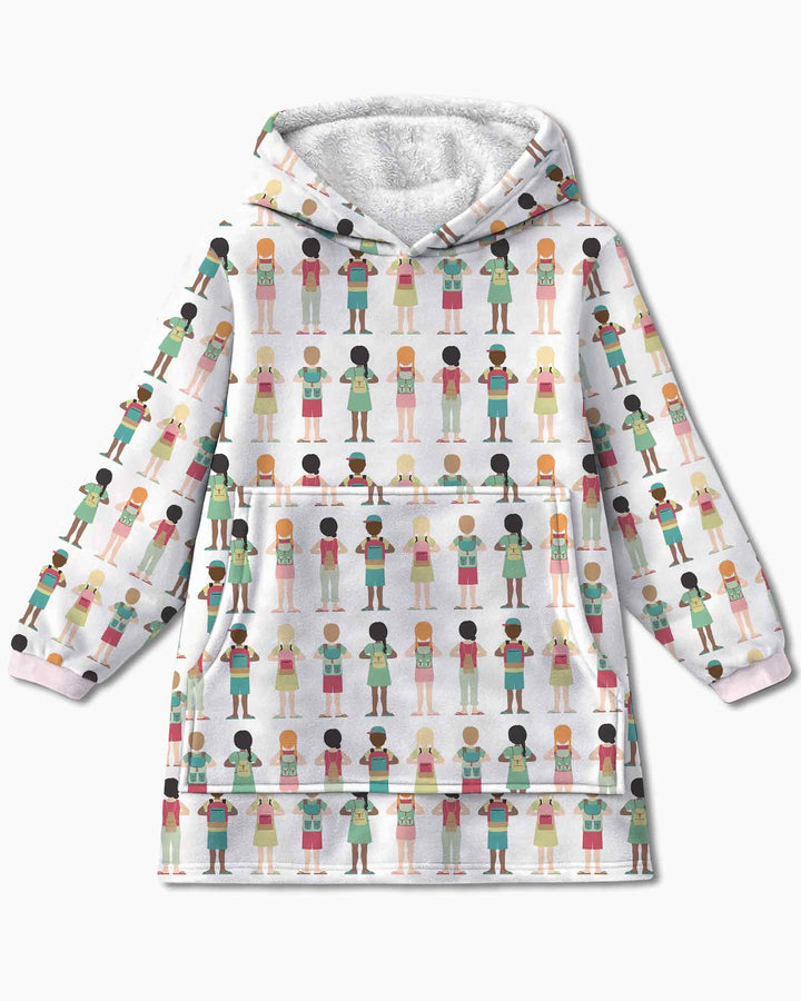 Little Friends Everywhere Bamboo Blanket Hoodie