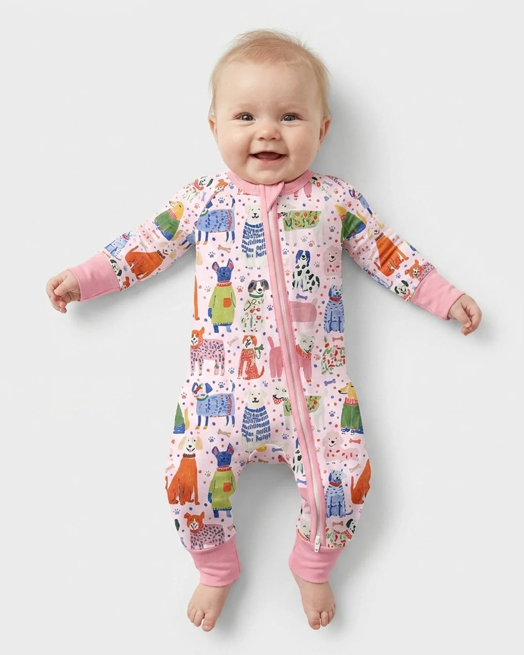 Whimsical Puppy Bamboo Convertible Zippy