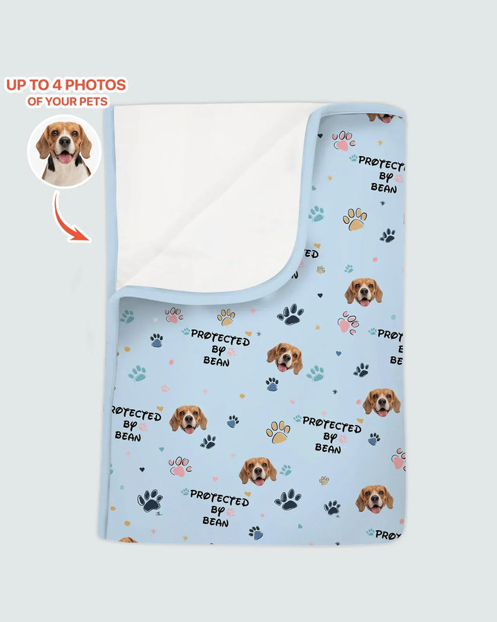 Custom Dog Pattern Bamboo Blanket