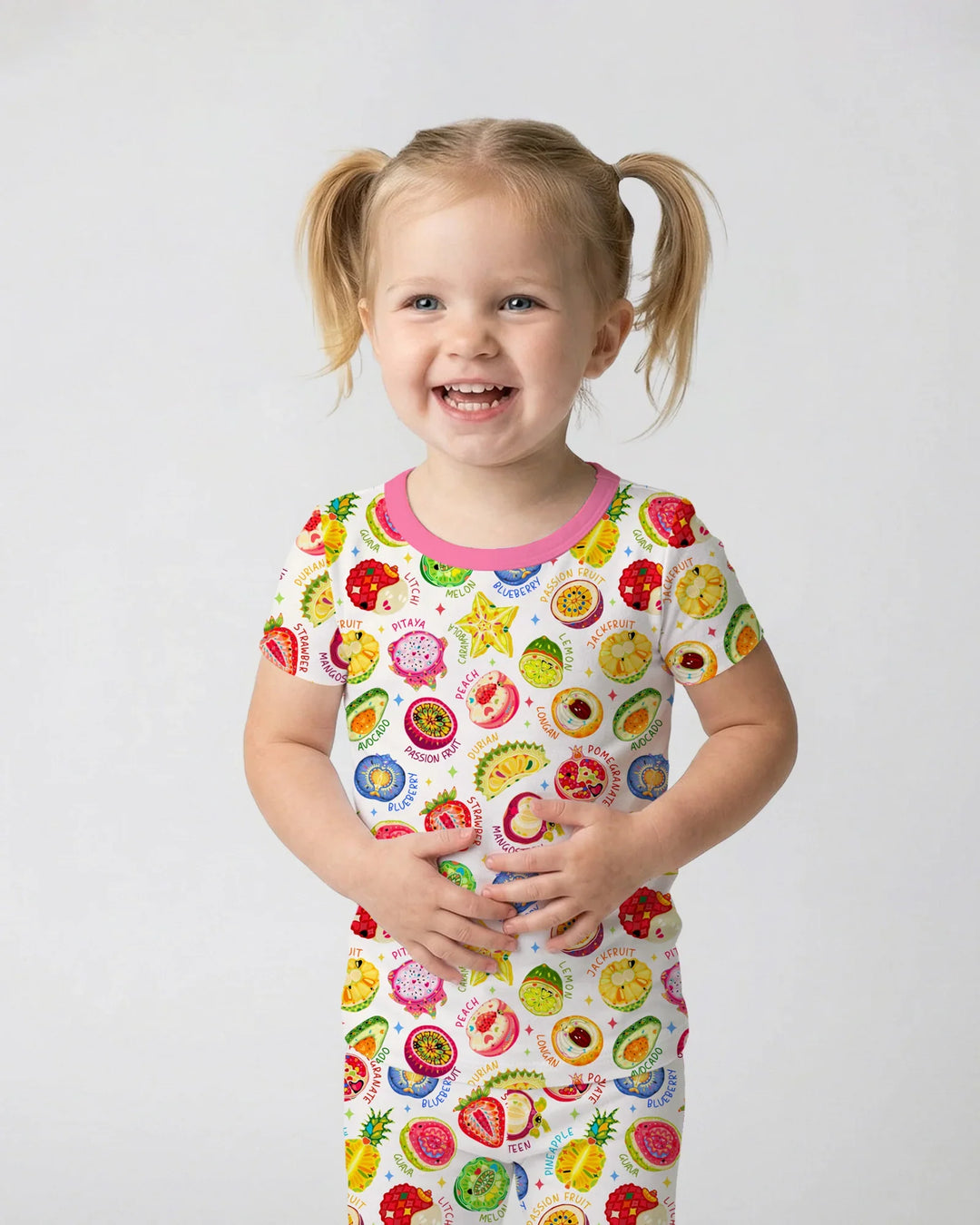 Juicy World Bamboo Two Piece Short Sleeve Pajama Set