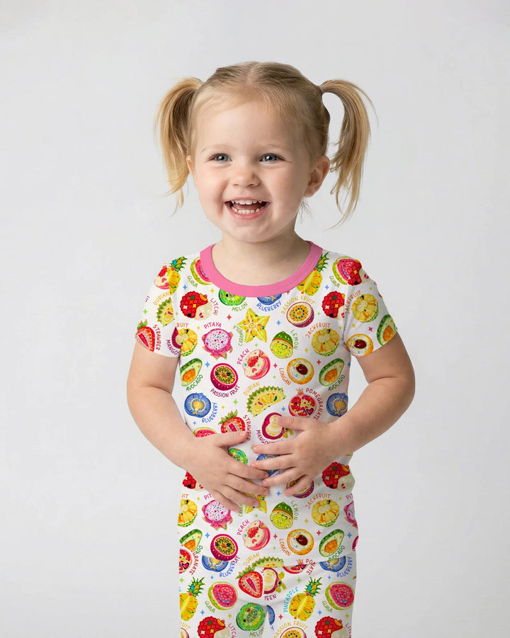 Juicy World Bamboo Two Piece Short Sleeve Pajama Set