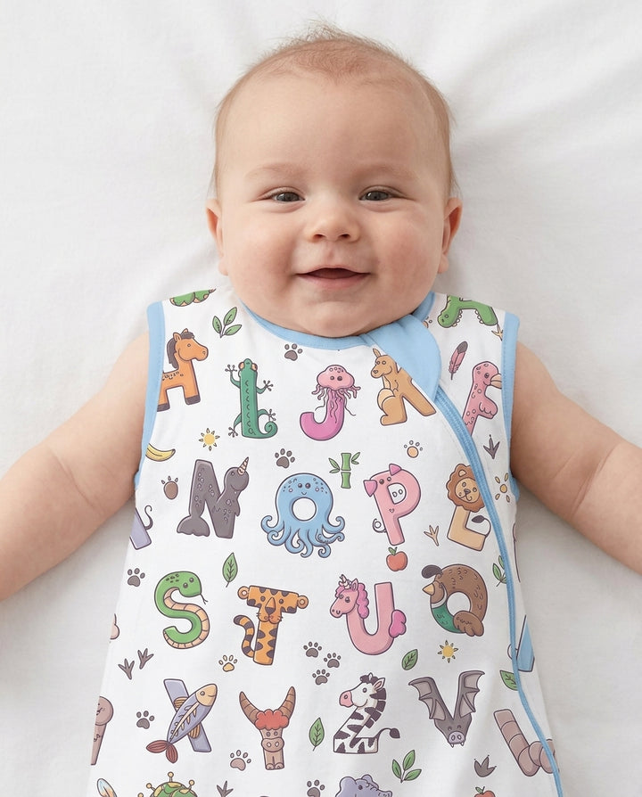 Animals Alphabet Bamboo Sleep Bag