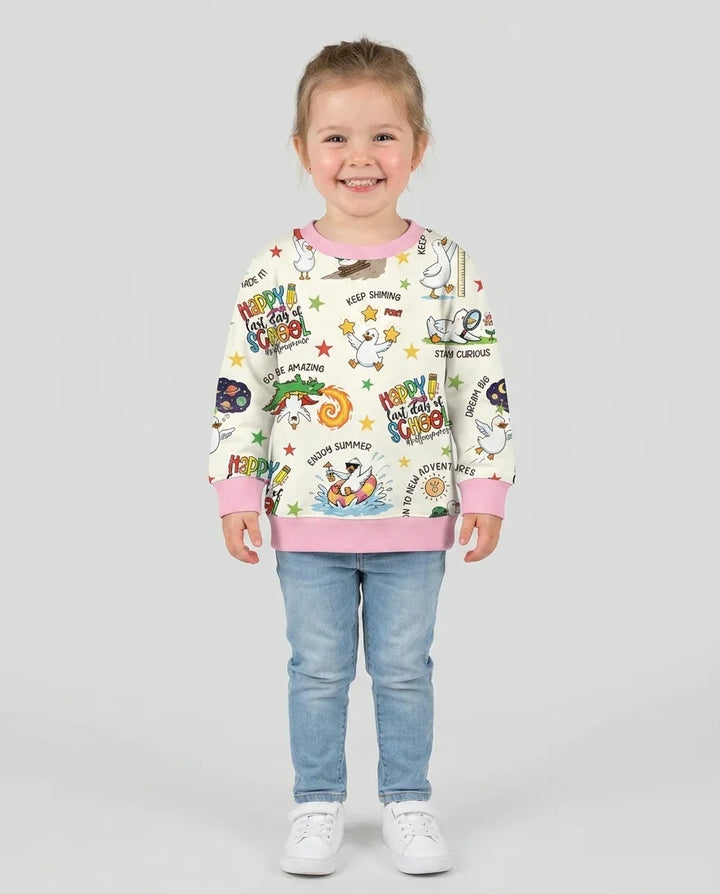 Silly Goose Happy Last Day of School Bamboo Crewneck Sweatshirt