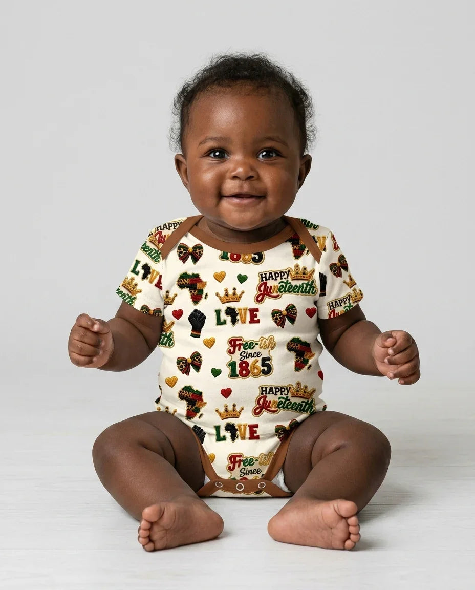 Juneteenth Free-ish Since 1865 Bamboo Bodysuit
