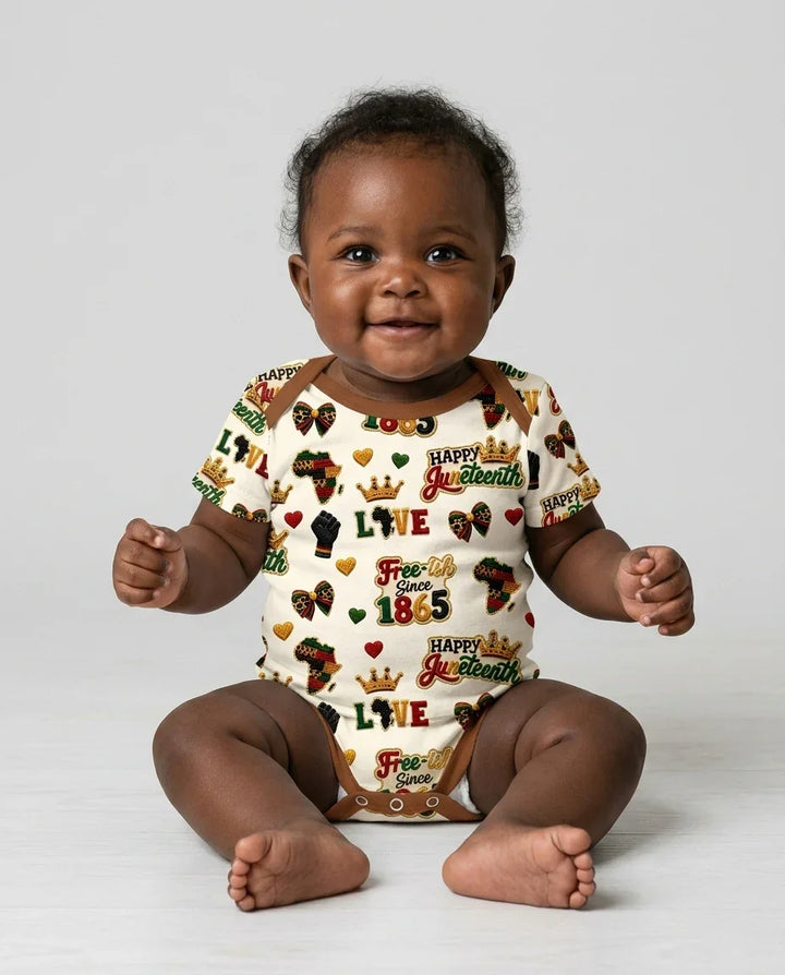 Juneteenth Free-ish Since 1865 Bamboo Bodysuit