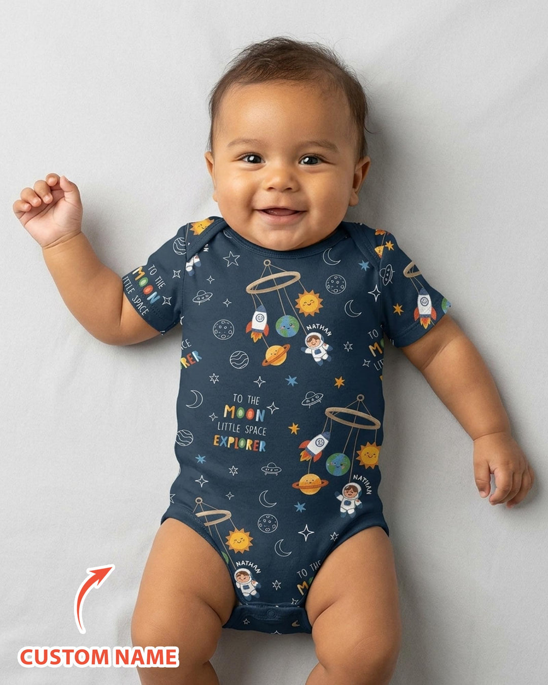 Little Astronaut Big Dream Bamboo Bodysuit