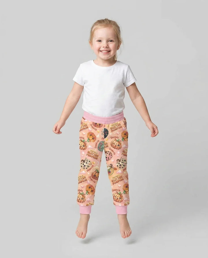 Custom Name You're A Glitter Pumpkin Bamboo Jogger