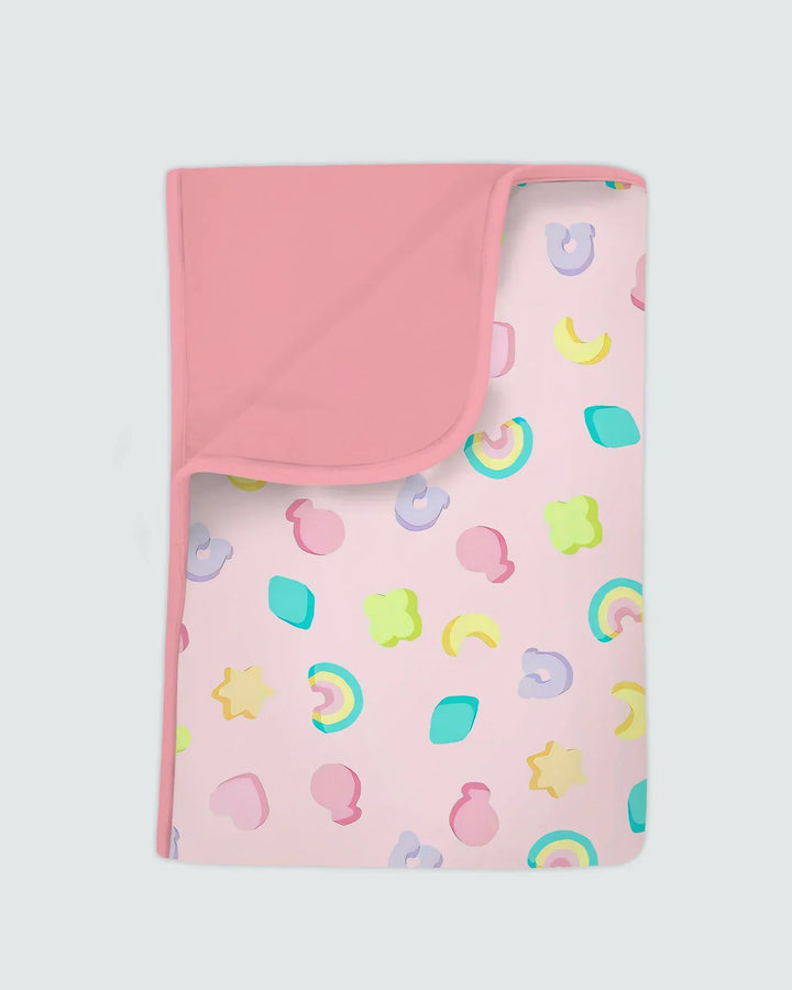 Pastel Lucky Charms Scatter Bamboo Blanket