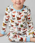 Huzzah! Huzzah! Bamboo Two Piece Long Sleeve Pajama Set