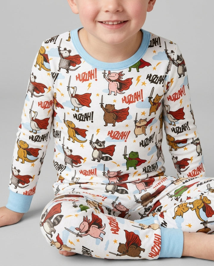 Huzzah! Huzzah! Bamboo Two Piece Long Sleeve Pajama Set
