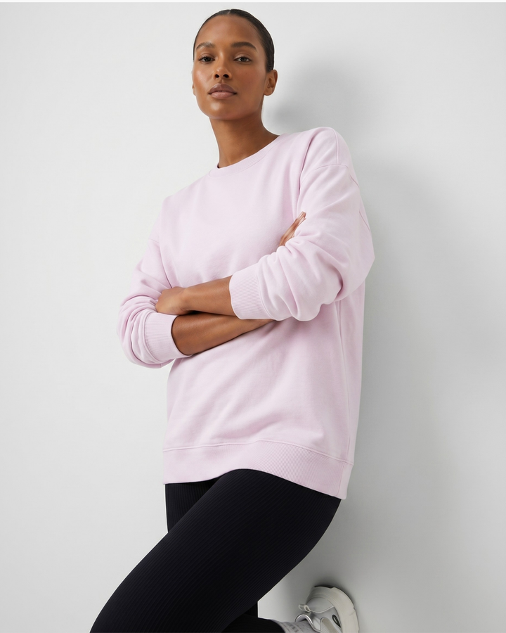 Solid Color Bamboo Adult Crewneck Sweatshirt