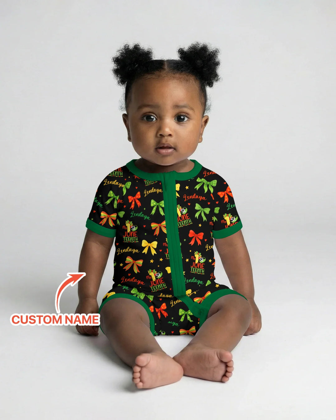 My 1st Juneteenth Bamboo Shorty Zippy