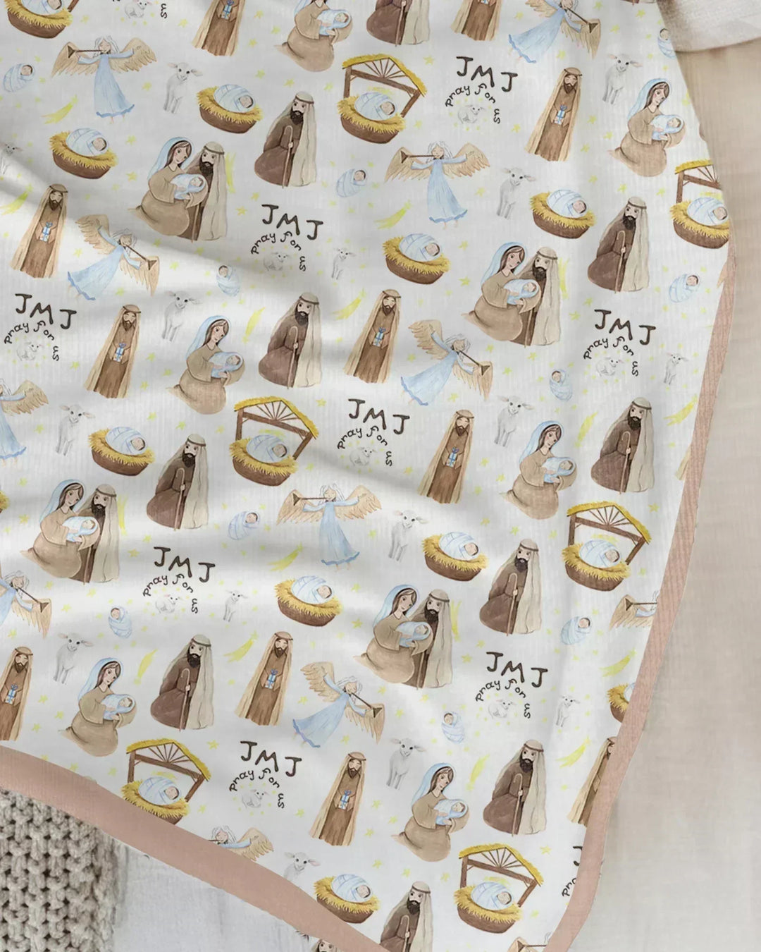 Holy Family Bamboo Blanket