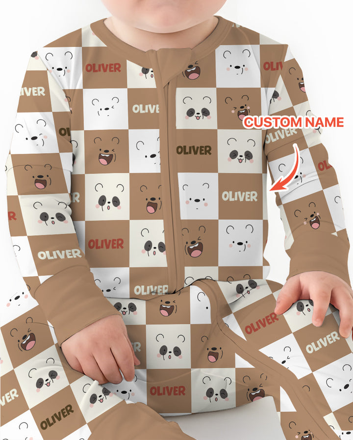 I Am Baby Bears Bamboo Convertible Zippy