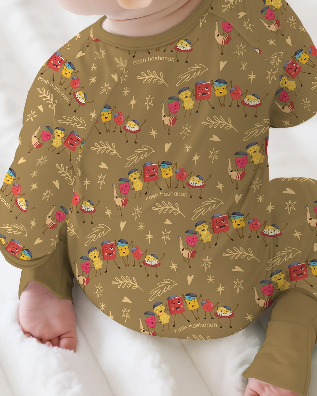 Let's Celebrate Rosh Hashanah Bamboo Convertible Zippy