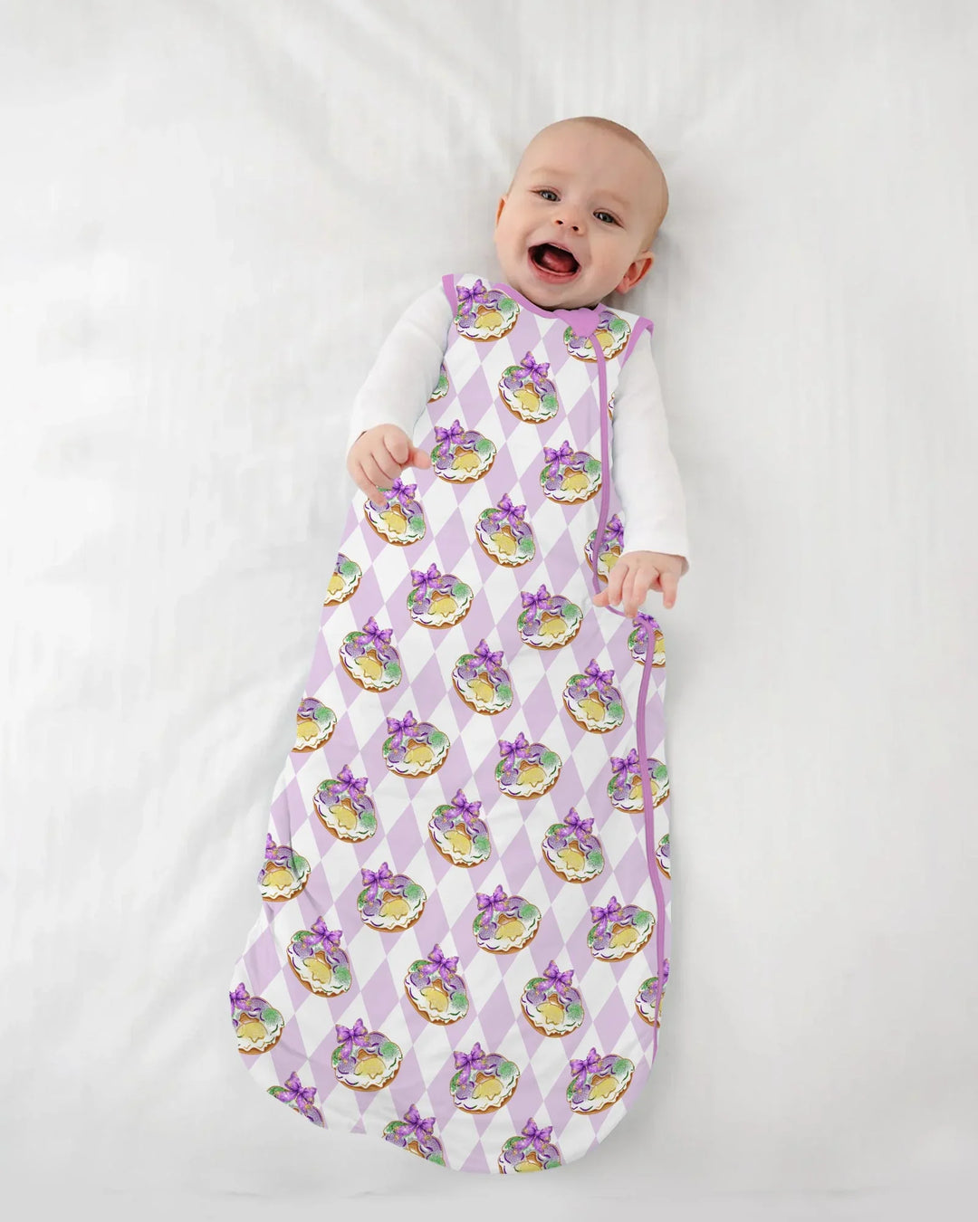 Mardi Gras Donut Bamboo Sleep Bag