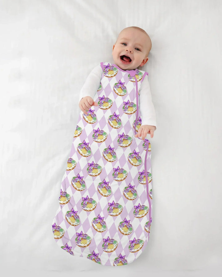 Mardi Gras Donut Bamboo Sleep Bag
